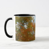 紅葉を見上げる I 色とりどりの紅葉 マグカップ (左)