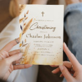 紅葉アンドパンパスボーイ《キリスト教》洗礼式や命名式 招待状