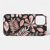 紅葉イラストパターン iPhoneケース (裏面横)