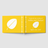 紅葉インイエローゲストブック ゲストブック (全面)