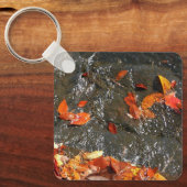 紅葉イン滝I秋撮影 キーホルダー (正面)