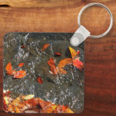 紅葉イン滝I秋撮影 キーホルダー (裏面)