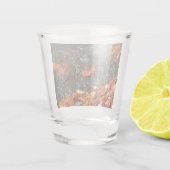 紅葉イン滝I秋撮影 ショットグラス (裏面)