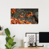 紅葉イン滝I秋撮影 ポスター (ホームオフィス)