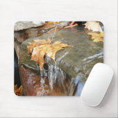 紅葉イン滝II秋撮影 マウスパッド (マウス)