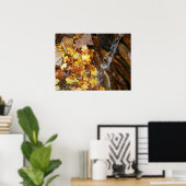 紅葉イン滝III秋自然 ポスター (ホームオフィス)