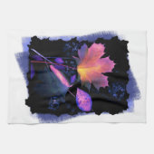 紅葉イン・オン・ブルー キッチンタオル (横)