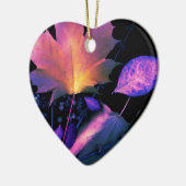 紅葉イン・ネオン セラミックオーナメント (左)