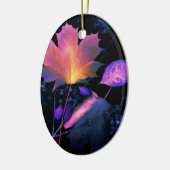 紅葉イン・ネオン セラミックオーナメント (左)