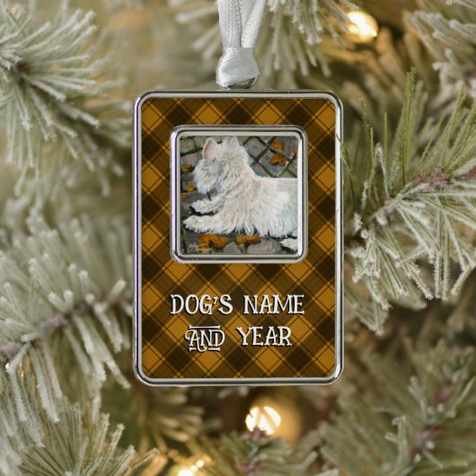 紅葉ウェスティオンパティオ シルバープレートフレームオーナメント (ツリー)