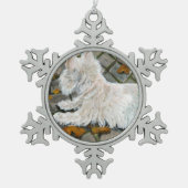 紅葉ウェスティオンパティオ スノーフレークピューターオーナメント (正面)