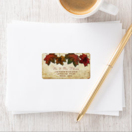 紅葉ウェディングラベル ラベル