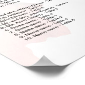 紅葉ウェディングレセプションの座席表 ポスター (角)