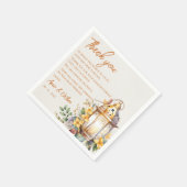 紅葉ウェディングレセプションサンキューメッセージ スタンダードカクテルナプキン (角)