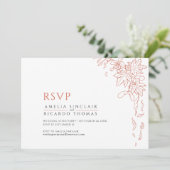 紅葉ウェディングレセプション焼きオレンジ色の白 セーブザデート (スタンド正面)