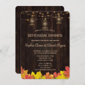 紅葉ウッドオールドランタンリハーサルディナー 招待状 (正面/裏面)