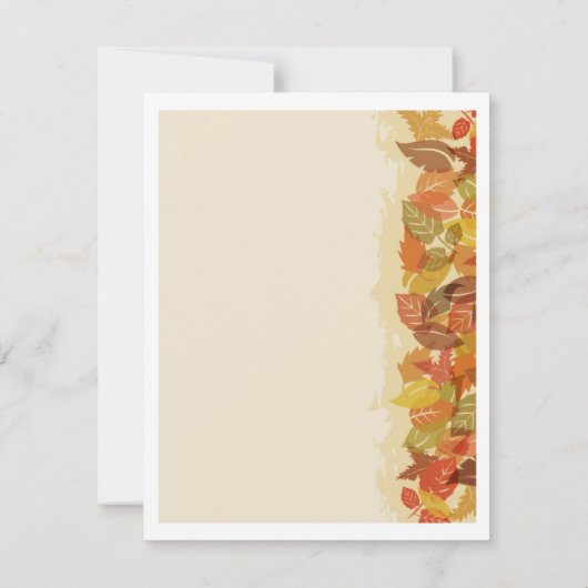 紅葉エッジ 招待状 (裏面)