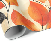 紅葉エレガンスシームレスパターン ラッピングペーパー (ロールコーナー)