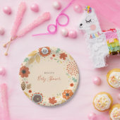 紅葉エレガントのベビーシャワー ペーパープレート (パーティー)