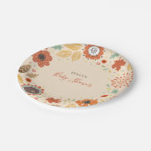 紅葉エレガントのベビーシャワー ペーパープレート (アングル)