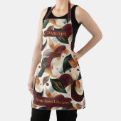 紅葉エレガントエプロン付名前をカスタムする エプロン (インサイチュ)