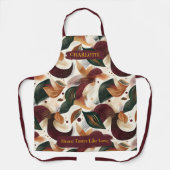 紅葉エレガントエプロン付名前をカスタムする エプロン (正面)