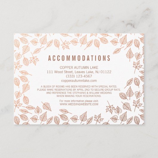 紅葉エレガントコッパー収容カード エンクロージャーカード (正面)