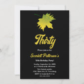 紅葉エレガントズ白黒生誕祭30日 招待状 (正面)