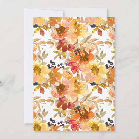 紅葉エレガントフローラ感謝祭ディナー 招待状 (裏面)