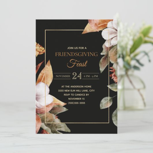 紅葉エレガントブラックの友情が饗宴に 招待状 (スタンド正面)