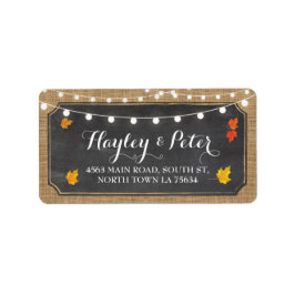 紅葉エレガント住所 シールLED ラベル