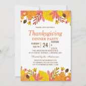 紅葉エレガント感謝祭ディナーパーティー 招待状 (正面)