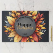 紅葉エレガント感謝祭紙ランチョンマット ペーパーパッド (インサイチュ)