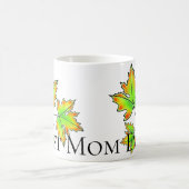 紅葉エレガント秋ボタニッ最高のクママ今まで コーヒーマグカップ (中央)