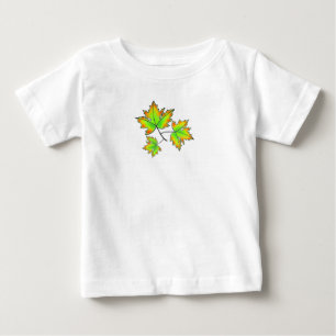 紅葉エレガント秋 ベビーTシャツ