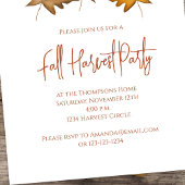 紅葉エレガント紅葉ミニマル 招待状