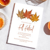 紅葉エレガント紅葉ミニマル 招待状