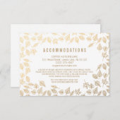 紅葉エレガント金ゴールド収容カード エンクロージャーカード (正面/裏面)