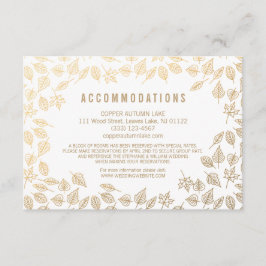 紅葉エレガント金ゴールド収容カード エンクロージャーカード