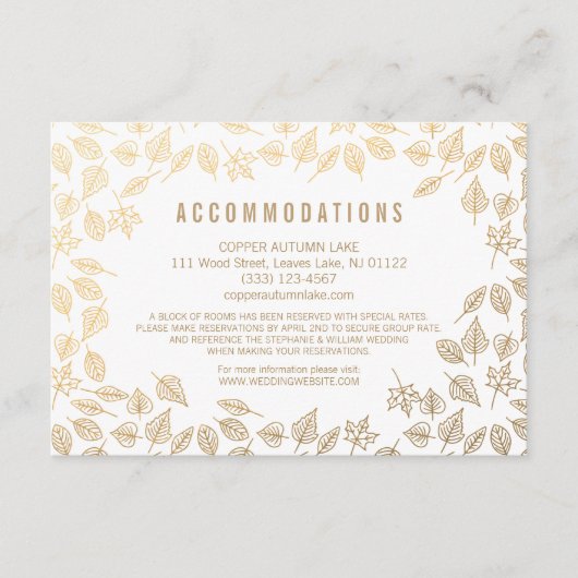 紅葉エレガント金ゴールド収容カード エンクロージャーカード (正面)