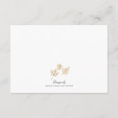 紅葉エレガント金ゴールド収容カード エンクロージャーカード (裏面)