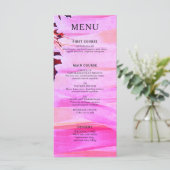 紅葉オレンジ色ピンク結婚スワールのメニュー メニュー (スタンド正面)