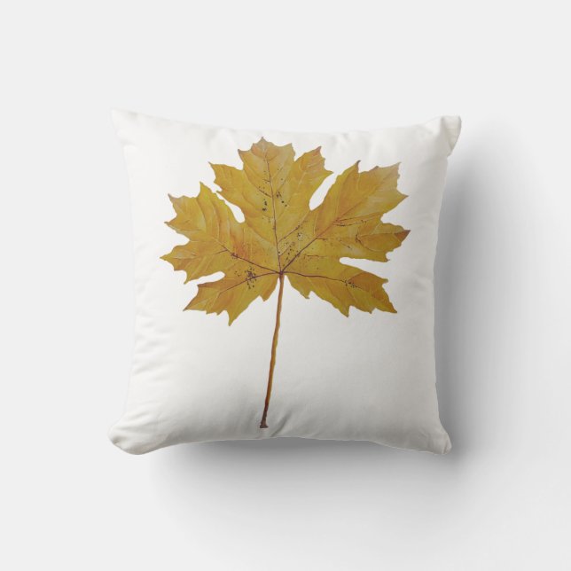 紅葉オレンジ褐色の水色。 アウトドアクッション (正面)