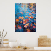 紅葉オンレイクファインアート ポスター (キッチン)