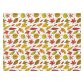 紅葉オン白 テーブルクロス (正面(横))