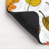 紅葉オン白 マウスパッド (コーナー)