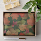 紅葉オン緑 薄葉紙 (ギフト)