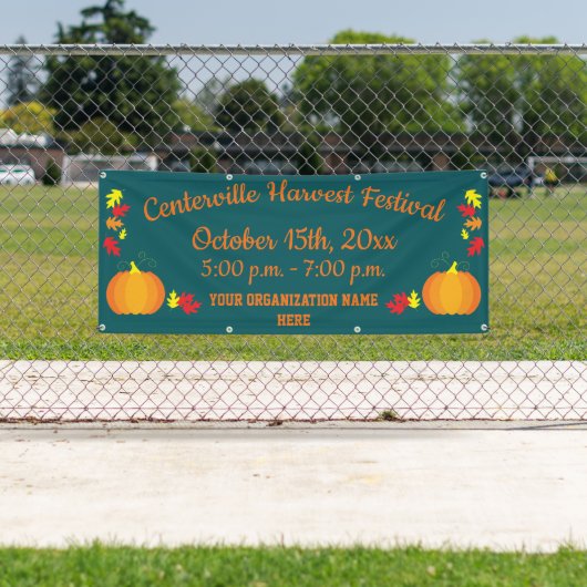 紅葉オータムカボプキンハーベストフェスティバル 横断幕 (インサイチュ)