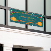 紅葉オータムカボプキンハーベストフェスティバル 横断幕 (ビルの外側)