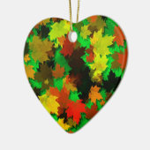 紅葉オーナメント セラミックオーナメント (左)